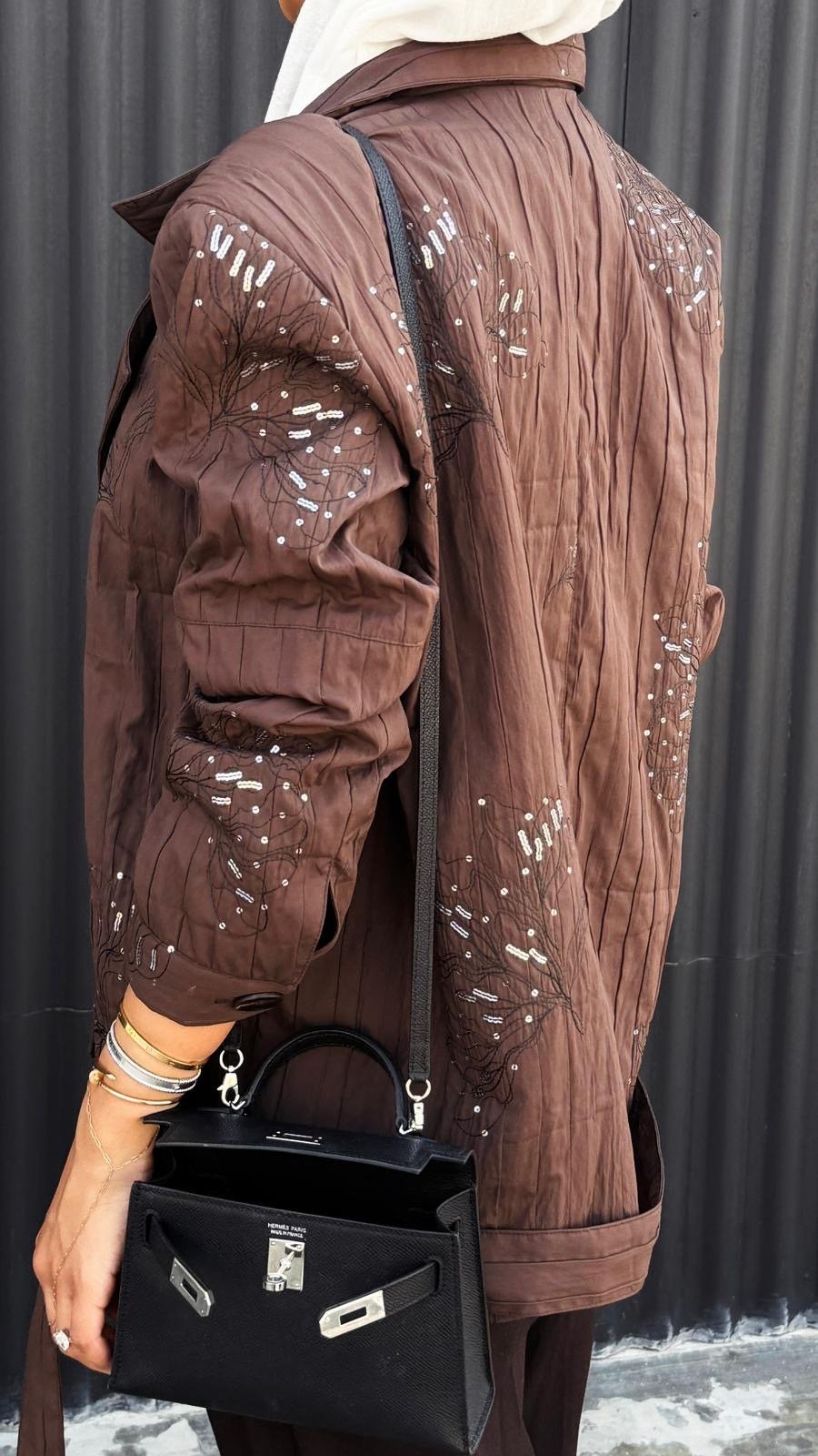 Brown puff jacket - Image 8